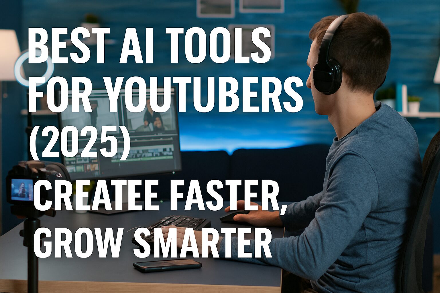 best AI tools for YouTubers 2025