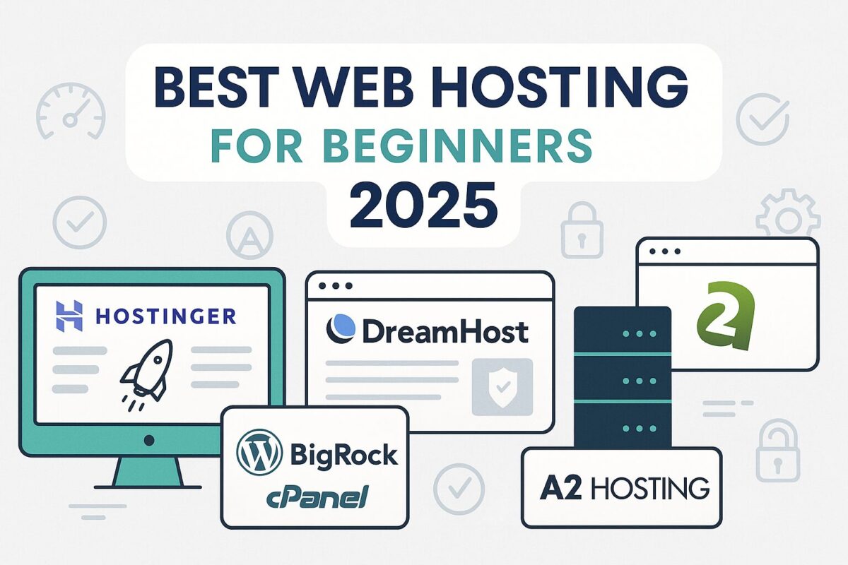 Best Web Hosting Services for Beginners in 2025 — My Honest Comparison (Hostinger, DreamHost, BigRock, A2 Hosting)