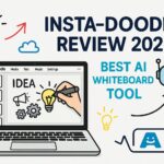 InstaDoodle Review 2025 featured image showing AI whiteboard animation tool for beginners