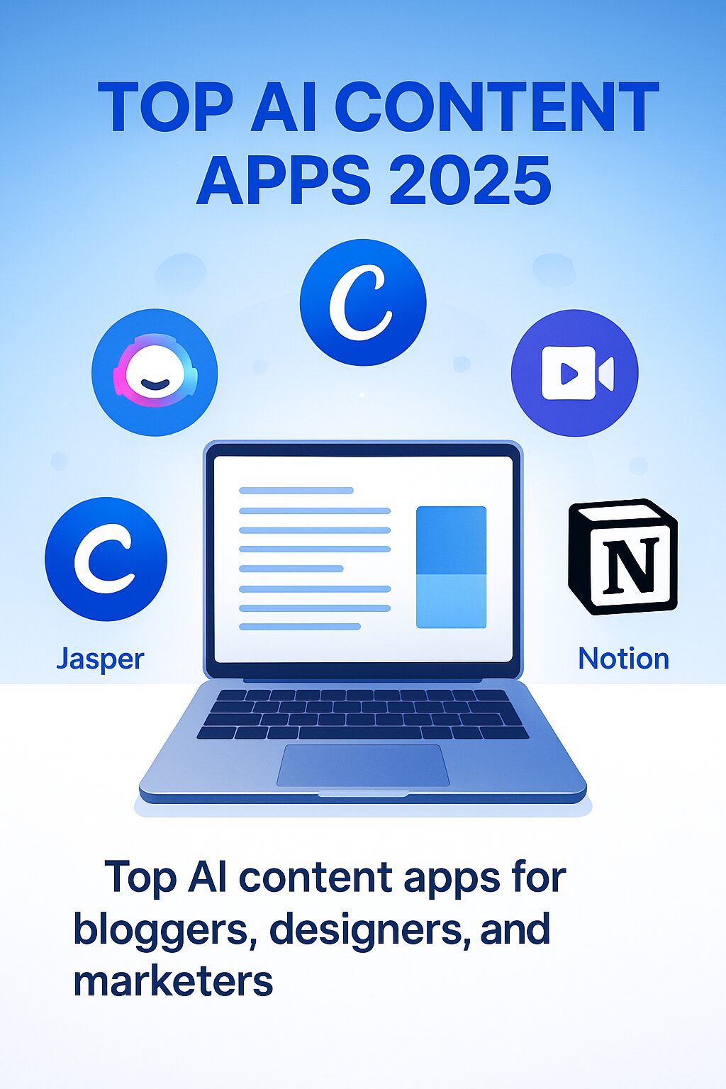 top ai content apps 2025