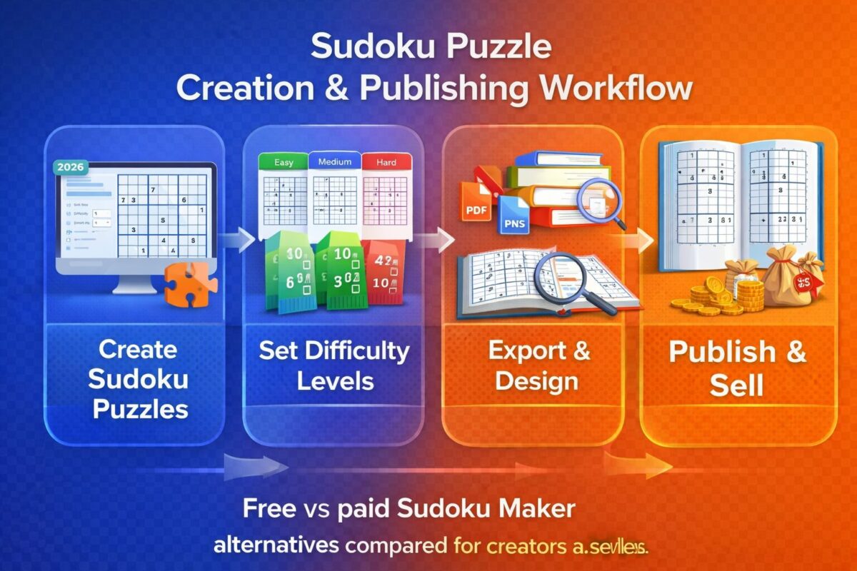 sudoku puzzle creation and publishing workflow